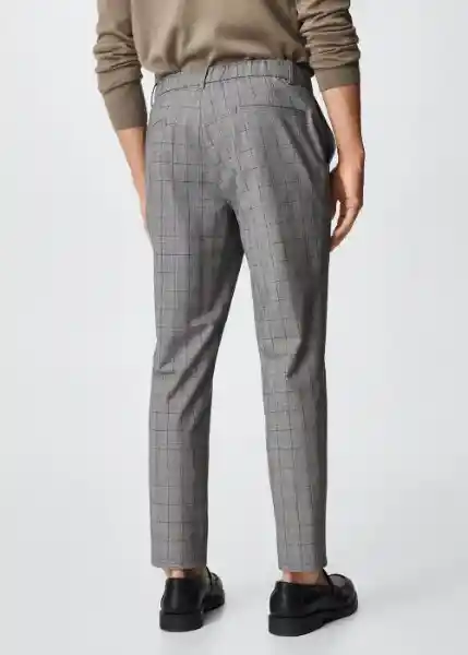 Pantalón Bologna Gris Oscuro Vigore Talla 46 Hombre Mango