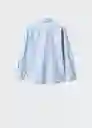 Camisa Epi Celeste Talla 12 Niños Mango