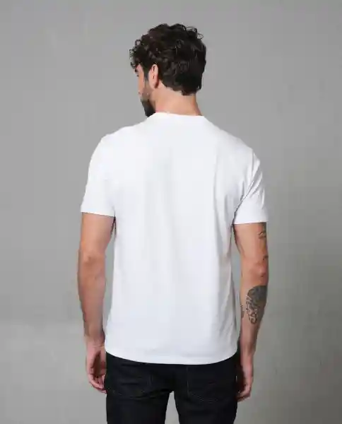 Camiseta Hombre Blanco XL 103G003_BLA110601 Rifle