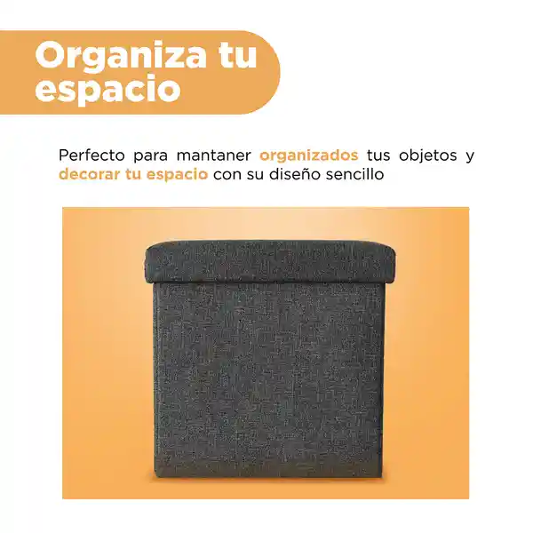 Organizador Tela Para Almacenamiento Plegable Gris Miniso