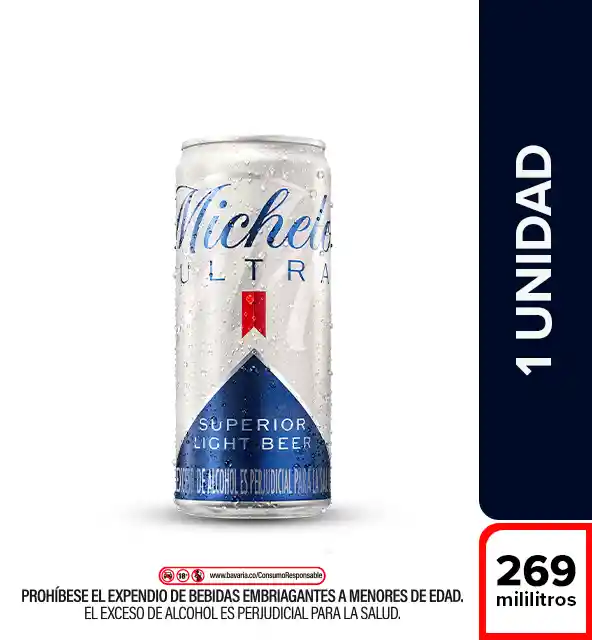 Cerveza Michelob Ultra Lata 269ml