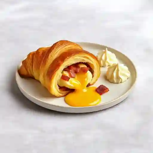 Croissant Sweet Bacon & Egg