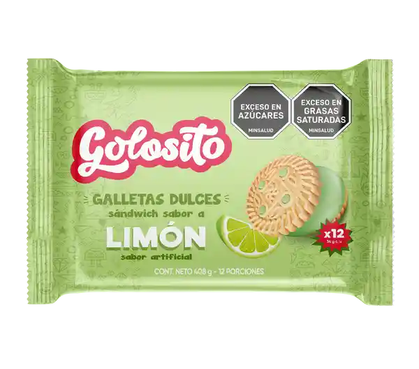 Golosito Galleta Sandwich Limón