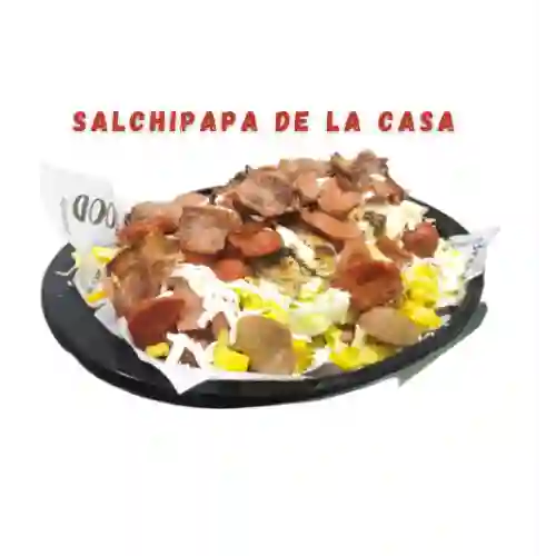 Salchipapa de la Casa