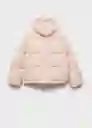 Chamarra Anorak Nepal Rosa Pastel Talla XS Mujer Mango