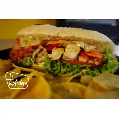 Sándwich Pollo Teriyaki