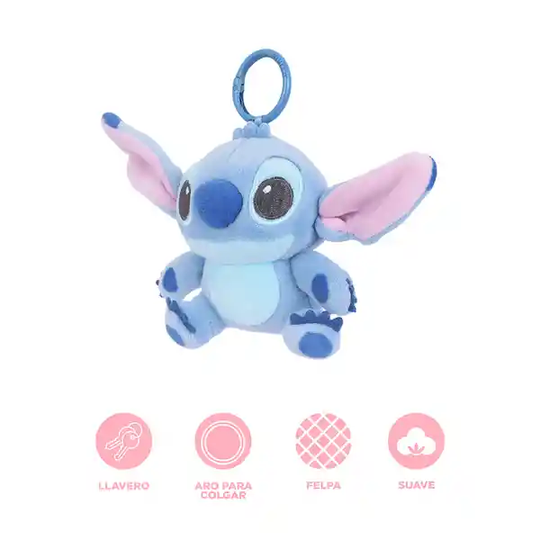 Llavero de Peluche Stitch Serie Lilo & Stitch Disney 3" Miniso