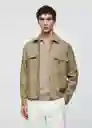 Chaqueta Arturo2 Khaki Talla M Hombre Mango