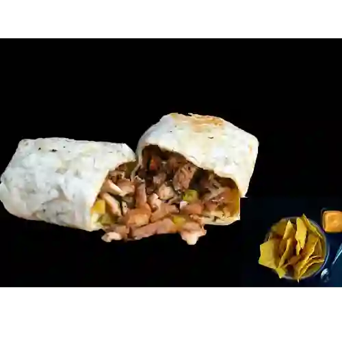 Combo Burrito Nachos Queso y Bebida