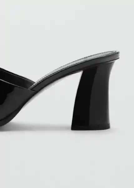 Sandalias Polo Negro Talla 37 Mujer Mango