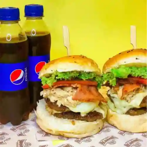 Hamburguesa Cazador 2X1
