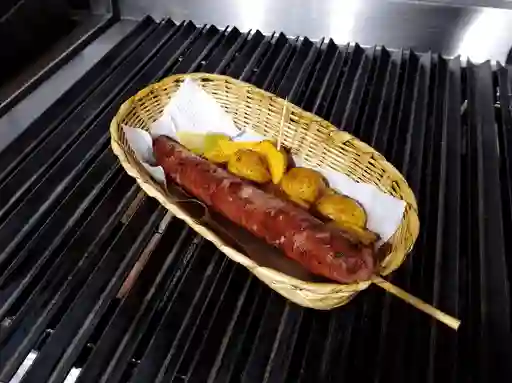 Chorizo Paisa con Cascos de Criolla