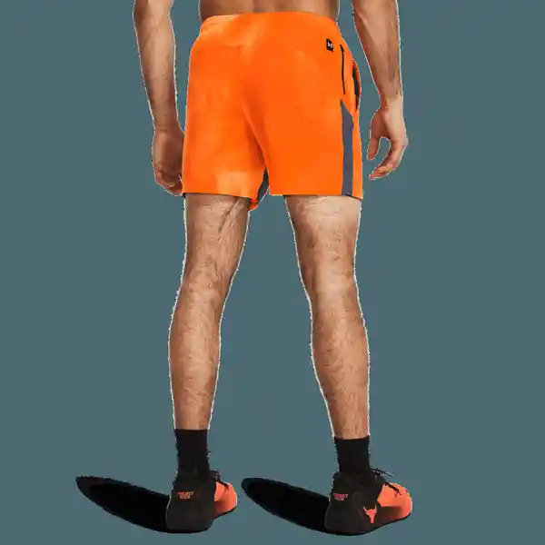 Under Armour Short Pjt Rock Ultimate 5 St Hombre Naranja MD