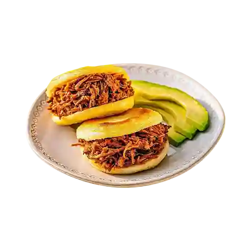 Arepa con Carne