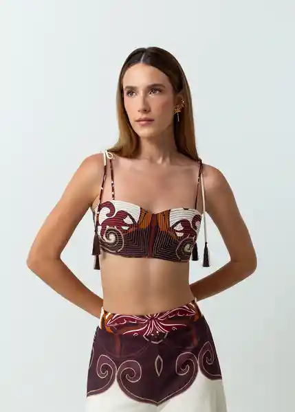 Camisa Margarita Mujer Crudo Novia Claro T M 412G315 Naf Naf