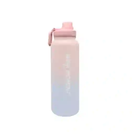 Botilo Con Asa de Degradado Rosa Azul 950 mL Miniso