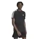 Adidas Camiseta Manga Corta Tr-Es Base 3S de Hombre Negro T 5.5