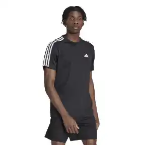 Adidas Camiseta Manga Corta Tr-Es Base 3S de Hombre Negro T 5.5