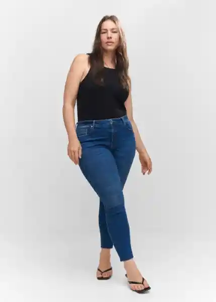 Jean Isa Tejano Oscuro Talla 42 Mujer Mango