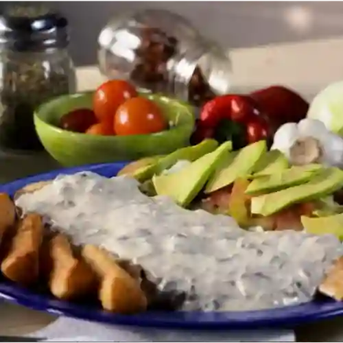 Pechuga Especia Salsa de Champiñones