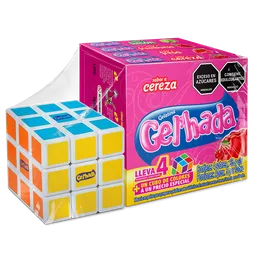 Gelatina Gelhada 4 Sabores Surtidos x 35gr + cubo didáctico colores. Precio Especial