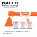 Miniso Lanzador de Pelotas Bala Suave Gris y Naranja