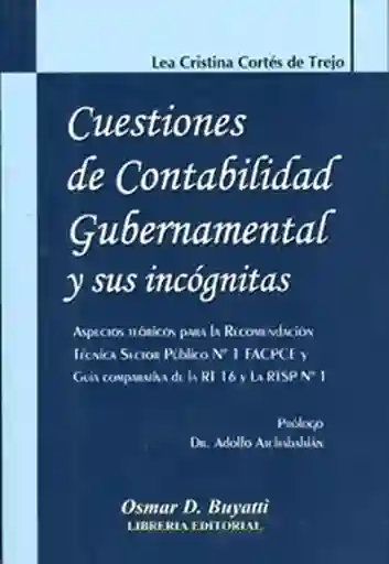 Cuestiones de contabilidad gubernamental y sus incógnitas