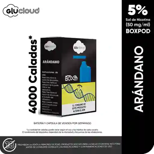 Glucloud Pod Blueberry Ice / 4000 Puff