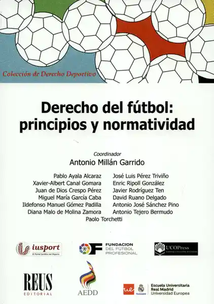 Norma Derecho Del Fútbol: Principios Y Tividad - Antonio Millán