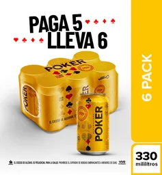 Poker Cerveza en Lata