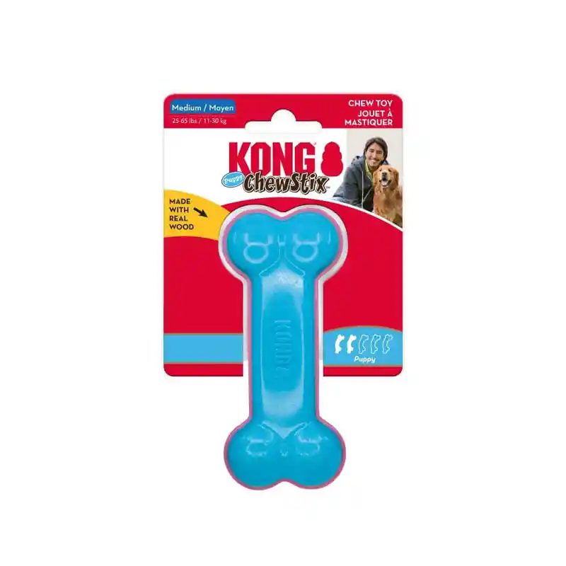 Kong Juguete Para Perro Chew Stick Puppy Curve Bone Medium