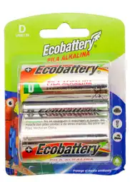 Ecobattery Pila Alkalina D