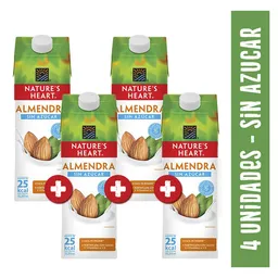 4 x Leche Almendras Natures Heart