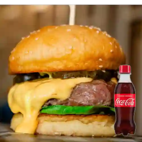 Combo Hamburguesa la Americana +Cocacola Orig 250ml