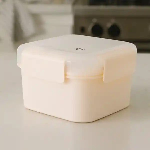 Contenedor Para Ensaladas Series Graceful Beige 1100 mL Miniso