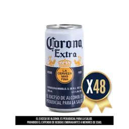 Cerveza Corona Lata 269 Ml por 48 Unidades