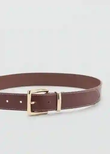 Cinturón Valeta Marrón Talla L Mujer Mango