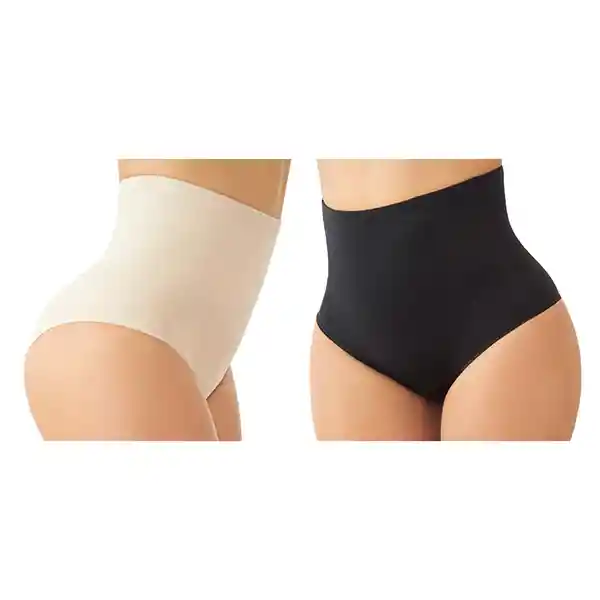 Croydon Panty Jana Duo Mujer Beige y Negro Talla M