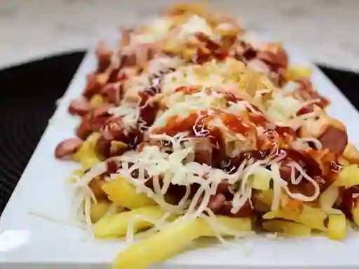 Salchipapa Mixta