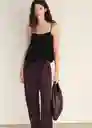 Top Veronica Negro Talla S Mujer Mango