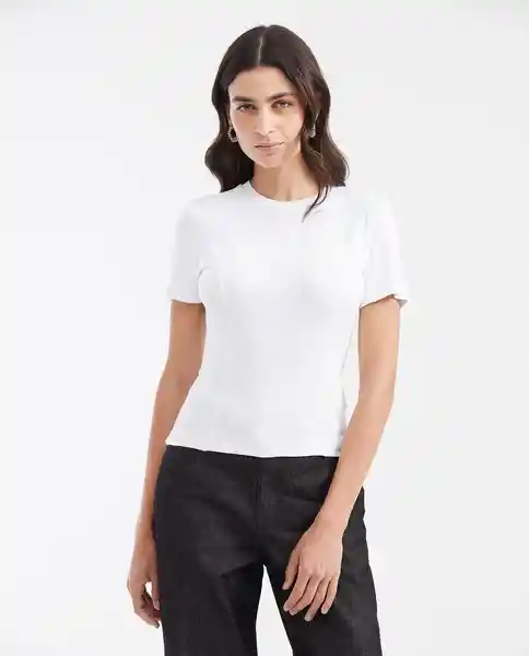 Camiseta Essential Crewneck Blanco 0 Claro Talla M Chevignon