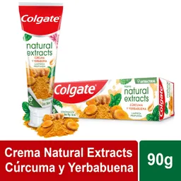 Colgate Pasta Dental Natural Extracts Cúrcuma y Yerbabuena
