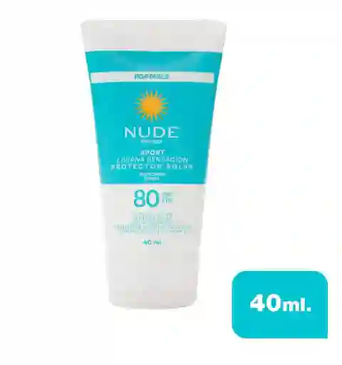 Nude Bloqueador Sport Spf 80 