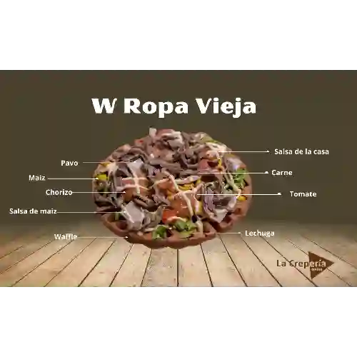 Waffle Ropa Vieja