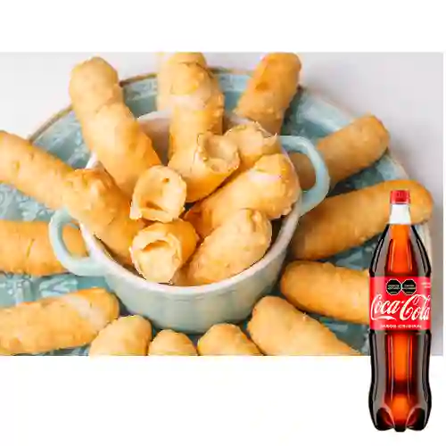 Combo Deditos Queso Fritos + Coca-Cola Original 1.5 l