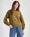 Buzo Mujer Verde Talla S 689G001_VER180627 Americanino