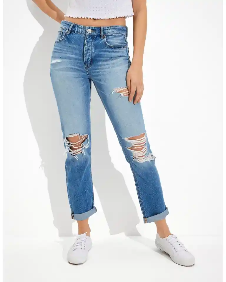 Jean Super Skinny Azul Talla 00 Regular Mujer American Eagle