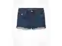 American Eagle Short Ne(X)T Curvy Tormenta Oscura Talla 00