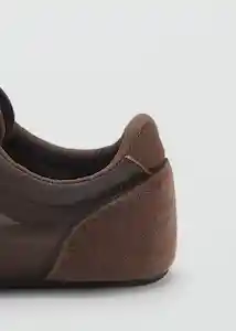 Tenis Deportiva Flat1 Chocolate Talla 38 Mujer Mango