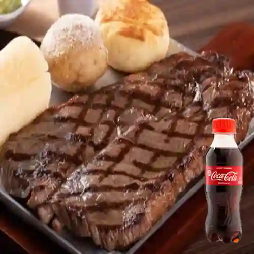 Combo Punta de Anca Al Carbón +Cocacola Orig 200ml